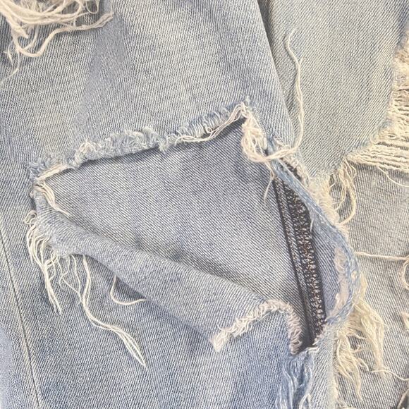 RAG & BONE Women's Light Wash Distressed Dre Capri Jeans Sz 26 - Picture 8 of 8